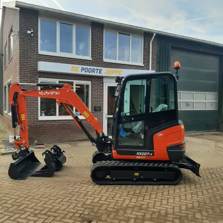 Nieuwe Kubota U10-5 & Kubota KX027-4 voor De Poorte Joppe