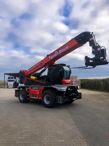 Nieuwe Manitou MRT Vision + voor Tijssen Bouw - Kesteren