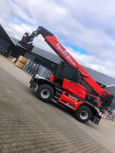 Nieuwe Manitou MRT Vision + voor Tijssen Bouw - Kesteren