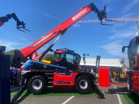 Nieuw! Elektrisch roterende verreiker Manitou MRT Vision